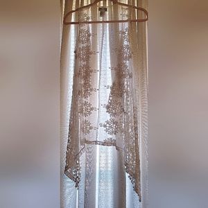 Lilly Mason sheer Crochet Cardigan vest